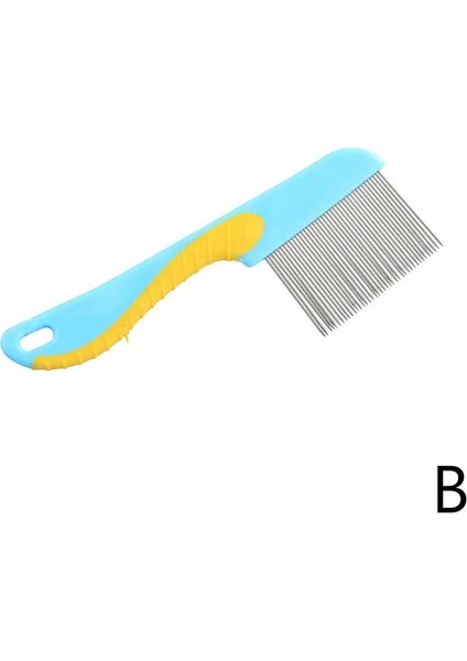 Evcil Hayvan Mat Açma Tarakı Çelik Evcil Hayvan Bakım Tarakı Köpekler ve Kediler Için Gevşek Alt Kılı Nazikçe Çıkarır, Parazit Tarakı Prettybett B0F2 Renk:b (Yurt Dışından)