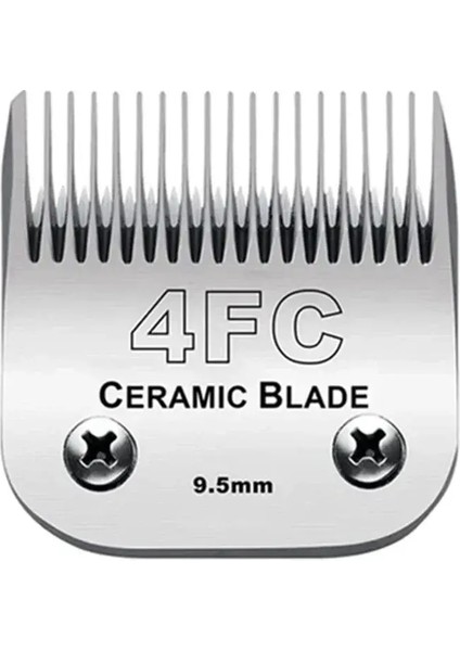 Çıkarılabilir Evcil Hayvan Köpek Bakım Makası Seramik Kenar Bıçağı, Çoğu Andis, Oster A5, Wahl KM10 Serisi Makaslarla Uyumludur. Renk: 4fc(9.5mm) (Yurt Dışından)