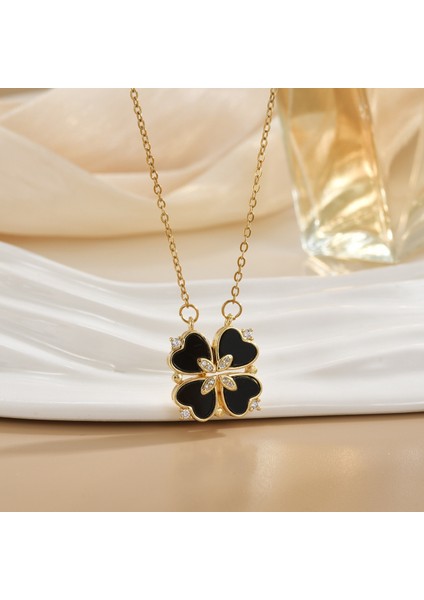 Yeni Kıdemli Işık Duygusu Lüks Mikro Set Zirkonya Bakır 18 Ayar Altın Kaplama Kolye Kolye Köprücük Kemiği Zinciri Takı ile Kadın Moda (Yurt Dışından)