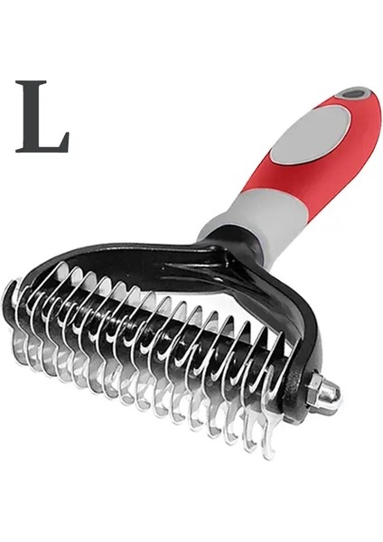 Profesyonel Köpek Fırçası Evcil Saç Çıkarma Köpek Tımarlama Tarağı Saçları Çıkarır Kedi Köpekler Hayvan Saç Fırçası Köpek Aksesuarları Evcil Hayvan Ürünleri Renk: L Kırmızı (Yurt Dışından)