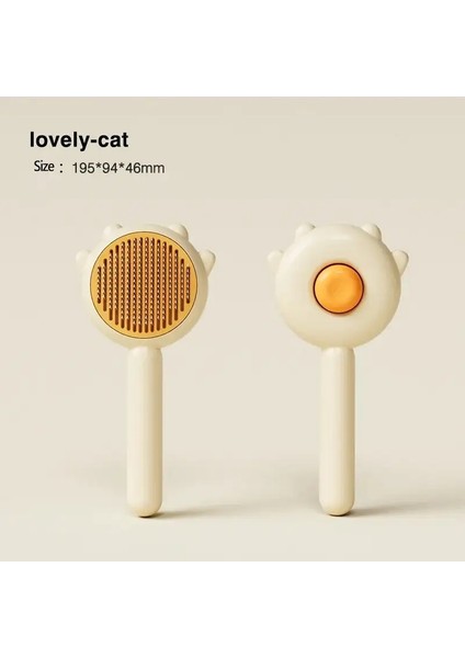 Pet Trow Tek Kişilik Easyon Temizleme Fırçası Sihirli Masaj Tımarlama Iğne Kazan Kedi Köpek Temizlik Bakım Malzemeleri Renk: Sarı (Yurt Dışından)