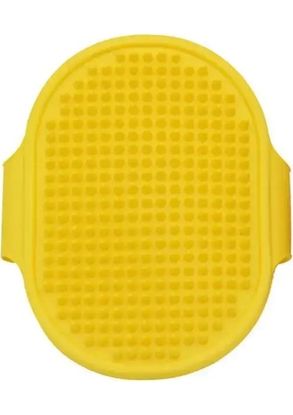 Yumuşak Kauçuk Köpek Kedi Fırçası Evcil Hayvan Banyo Silikon Tarak Masaj Tarak Saç Temizleyici Evcil Hayvan Malzemeleri Köpek Bakımı Yı Temizleme Ekipmanı Renk:sarı (Yurt Dışından)