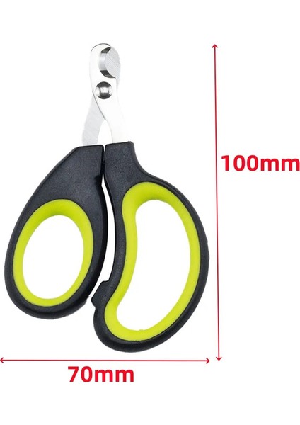 1pc Pet Tırnak Clippers Yarım Ay Şekli Paslanmaz Çelik Kediler Tırnak Makasları Küçük Evcil Evrensel Tırnak Makasları Çizgiye Karşı Çizgiye Dayalı: Beyaz-Black (Yurt Dışından)