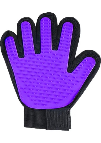 Pet Eldiven Kedi Bakımı Eldiveni Kedi Tüy Dökme Fırçası Eldiven Köpek Tarakları Kediler Için Banyo Saç Temizleme Masaj Fırçası Hayvan Için Renk:sol Mavi (Yurt Dışından)