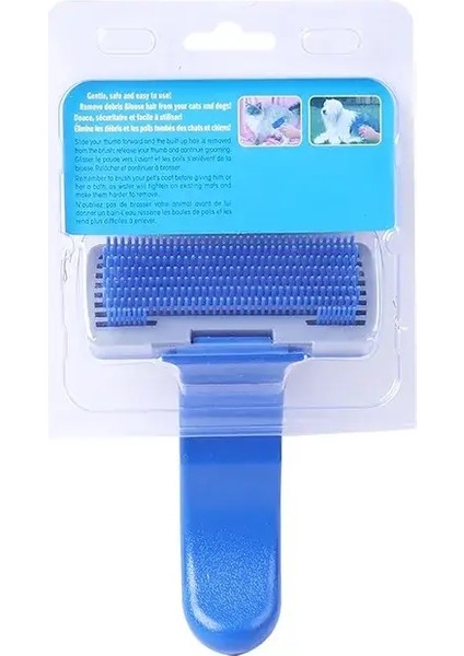 Pet Kedi Köpek Kedileri Saç Kendi Kendini Temizleyen Masajı Çıkarın Çok Amaçlı Evcil Hayvan Güzelliği Tımar Fırçası Aracı Chihuahua Pug Köpek Malzemeleri: Mavi/boyut: S (Yurt Dışından)