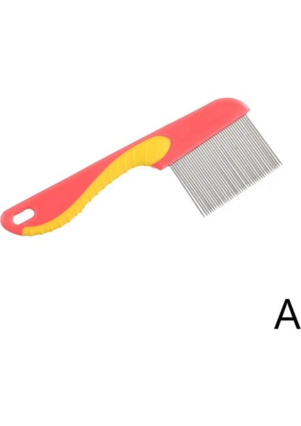 Pet Dematting Comb Steel Pet Grooming Comb For Dogs And Cats Gently Removes Loose Undercoat Flea Comb Prettybett B0F2 Renk:a (Yurt Dışından)
