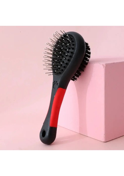 Çift Taraflı Evcil Hayvan Tımarlama Tarak Temiz Fırça Kedi Köpek Dematting Tarak Uzun Kısa Saç Renk: S (Yurt Dışından)