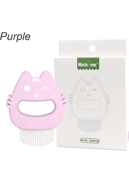 Evcil Köpek Kedi Tarakları Saç Temizleme Fırçası Evcil Hayvan Bakım Araçları Köpek Masajı Tarak Fırçası Sevimli Sap Saçı Temizleme Iğneli Tarak Renk: Mavi (Yurt Dışından)