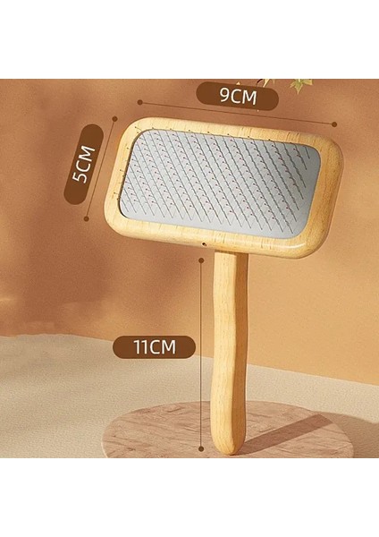 Köpek Fırçası Evcil Saç Temizleme Masajlı Köpek Tarak Fırça Ahşap Köpekler Tarak Evcil Bakım Saç Düğümü Çıkarıcı Kedi Tarakları Evcil Aksesuarları Renk:büyük (Yurt Dışından)