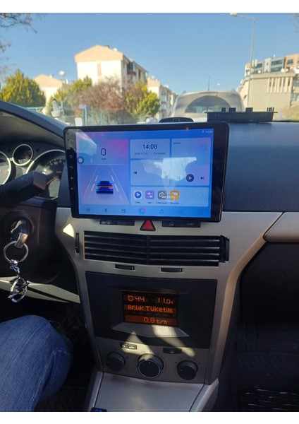 Opel Astra H Uyumlu Üste Takılan 2gb Ram 32GB Hafıza QLED Ekran Multimedya Android Teyp indirimleri