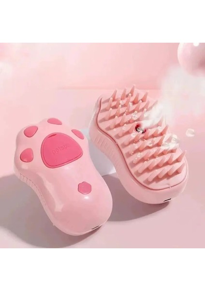 3 Arada 1 Kedi Buhar Fırçası Elektrikli Kedi Tarağı Evcil Hayvan Masaj Tarağı Için Püskürtme Su Kedi Banyo Fırçaları Evcil Hayvan Tımar Malzemeleri (Yurt Dışından)