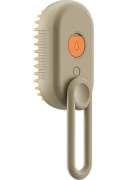 Yeni Buharlı Kedi Fırçası 3'ü 1'de Elektrikli Anti-Sıçratma Köpek Fırçası Buharlı Spreyli Masajlı Evcil Bakım Tarakları Tüyleri Temizleme Tarakları Renk: Kahve (Yurt Dışından)