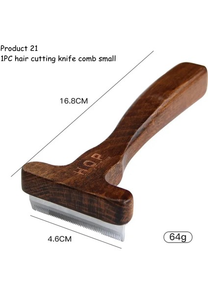 Pet Köpek Tarak Antika Düz Ahşap Birçok Stil Tarak Kedi Banyo Fırçası ， Yüzen Saç Pire Tarakları Kaldır (Yurt Dışından)