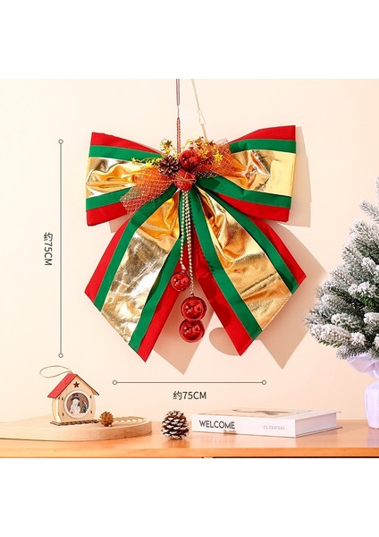 Noel Süsleri Yay Asılı Noel Ağacı Asılı Süslemeler Atmosfer Dekorasyon Sahne (Yurt Dışından)