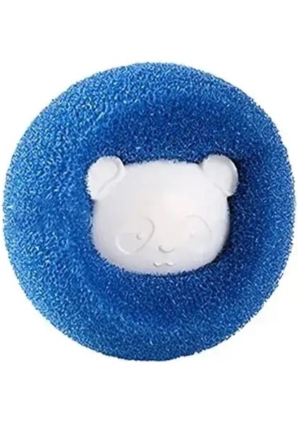 Çamaşır Makinesi Ayı Temizlik Balsül Saç Çıkartma Yeniden Kullanılabilir Top Çamaşır Çamaşır Makinesi Filtre Yün Sticker Kedi Saç Çıkarma Pcolor: Mavi-1pcs/boyut: 5.8x5.8 (Yurt Dışından)