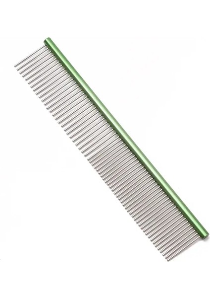 Köpek Tüy Bakımı Tarak Temizleme Bakımcı Köpekler Için Paslanmazalüminyum Bakımcı Evcil Hayvan Tarak Fırça Kedi Köpek Tüy Bakımı Tarakları Köpek Tüyü Bakımı YEŞILBOYUT:19X3,4CM (Yurt Dışından)