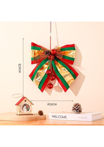 Noel Süsleri Yay Asılı Noel Ağacı Asılı Süslemeler Atmosfer Dekorasyon Sahne (Yurt Dışından)