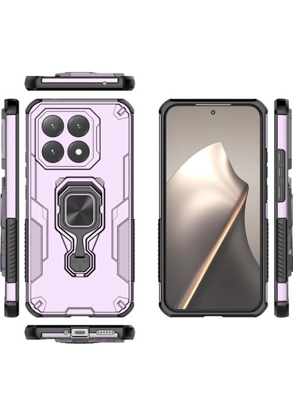 Xiaomi 15T Telefon Kılıfı Pc Tpu Arka Kapak Temperli Camlı Ayaklık (Yurt Dışından) fırsatları