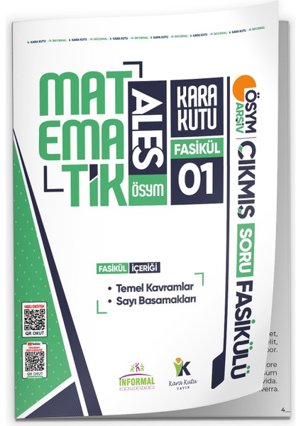 2026 ALES MATEMATİK Kara Kutu 8li Fasikül SETİ ÖSYM Çıkmış Soru Bankası Çözümlü Modüler PAKET modelleri