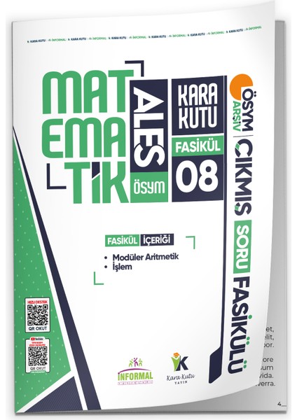 2026 ALES MATEMATİK Kara Kutu 8li Fasikül SETİ ÖSYM Çıkmış Soru Bankası Çözümlü Modüler PAKET