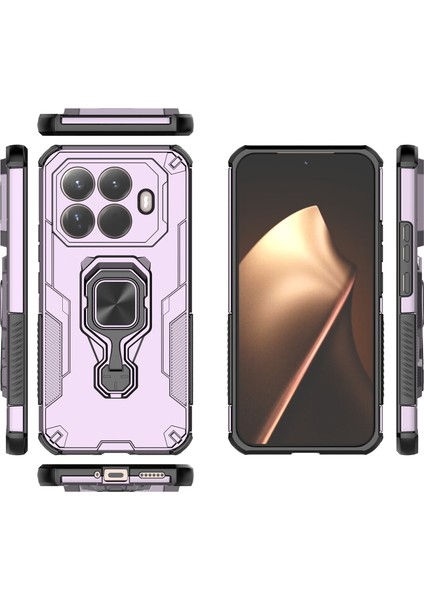 Xiaomi 15T Pro Döndürülebilir Halka Ayaklı Pc + Tpu Darbeye Dayanıklı Telefon Kılıfı (Yurt Dışından) fırsatları