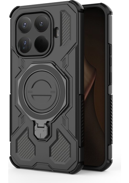 Xiaomi 15T Pro Manyetik Kılıf Döner Metal Ayaklı Darbeye Dayanıklı Pc + Tpu Telefon Arka Kapağı (Yurt Dışından) modelleri