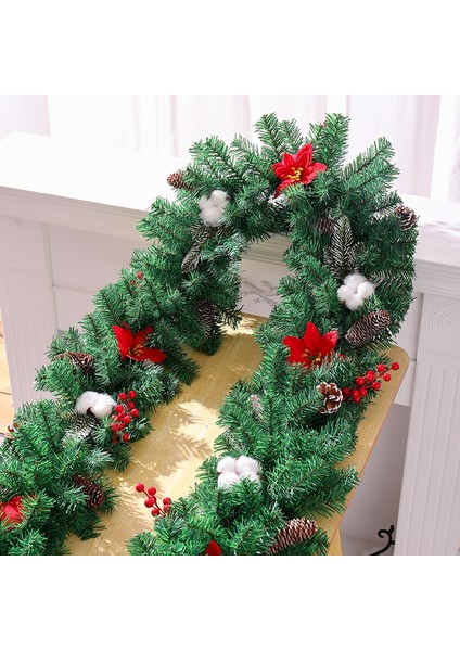 Yılbaşı Süsleri Çelenkler Rattan Kapı Askıları Yılbaşı Ağacı Askıları (Yurt Dışından)