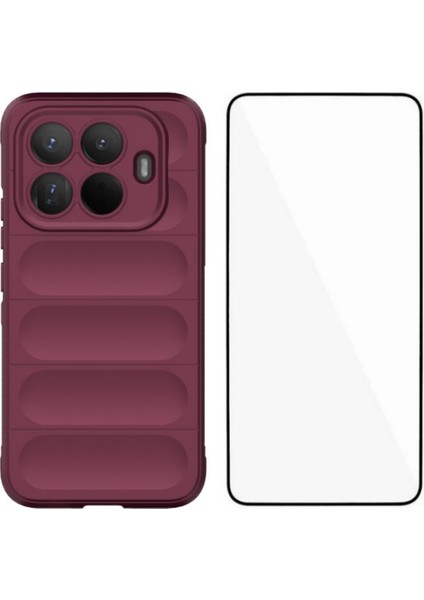 Xiaomi 15T Pro Tpu Kılıf Kaymaz Telefon Kılıfı Temperli Camlı (Yurt Dışından)