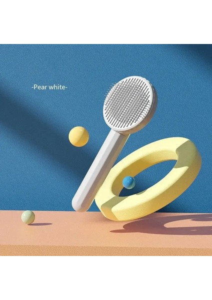 Kedi Fırçası Evcil Hayvan Tımar Fırçası Kedileri Çıkarın Evcil Kedi Saçları Sökücü Evcil Hayvanlar Easyon Pullu Yavru Kedi Yavrusu Tımar Aksesuarları Color: Beyaz (Yurt Dışından)