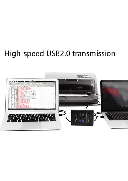 5x Bt-Well USB Yazıcı Paylaşım Cihazı 2&#39 Den 2&#39 Si Çıkış Yazıcı Paylaşım Cihazı Siyah (Yurt Dışından) indirimleri