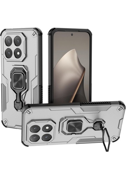 Xiaomi 15T Telefon Kılıfı Pc Tpu Arka Kapak Temperli Camlı Ayaklık (Yurt Dışından) fiyatları