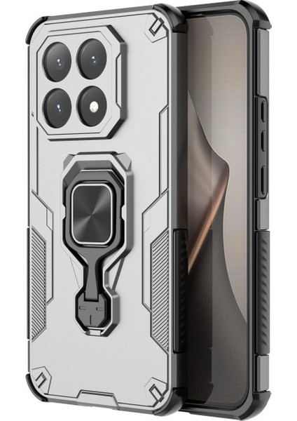 Xiaomi 15T Telefon Kılıfı Pc Tpu Arka Kapak Temperli Camlı Ayaklık (Yurt Dışından) modelleri