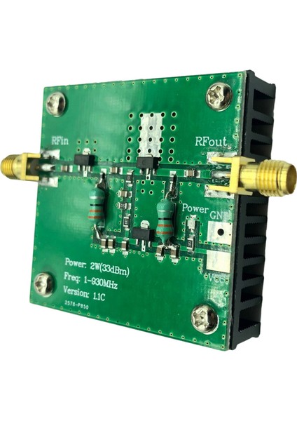 Radyo Iletim Fm Hf 1--930MHZ 2 0W 2W Rf Geniş Bant Güç Amplifikatör Modülü (Yurt Dışından) fırsatları