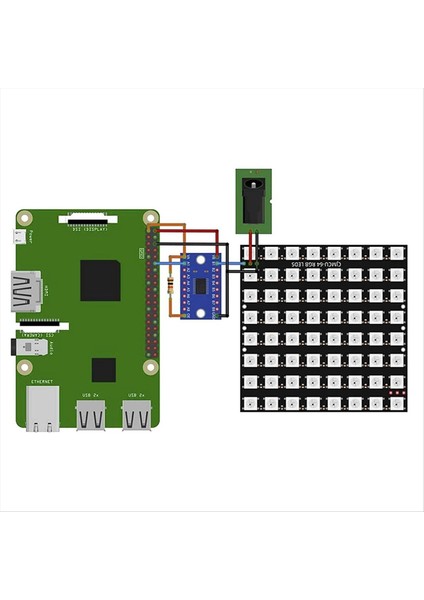 6 x U 64 LED Matris Paneli Cjmcu-8x8 Modülü Arduino ve Raspberry Pi Için Uyumlu (Yurt Dışından) fiyatları