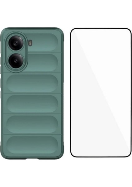 Xiaomi Poco X7 Pro Tpu Kılıf Kaymaz Telefon Kılıfı Temperli Camlı (Yurt Dışından)