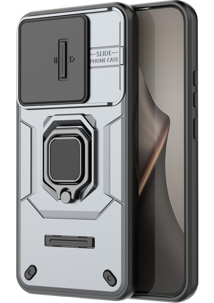 Xiaomi 15T Pc + Tpu Kickstand Telefon Koruyucu ve Lens Kapağı Için (Yurt Dışından) modelleri