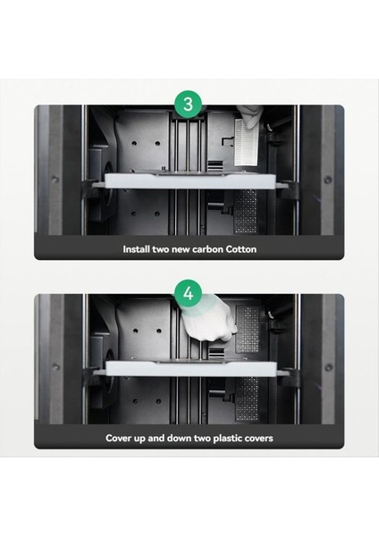 Flashforge Maceracı 5m AD5M Pro 3D Yazıcı Parçaları Için 2 Adet Hava Filtresi Seti Değiştirilebilir Hava Temizleyici Filtresi (Yurt Dışından) fırsatları