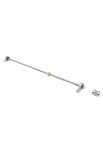 T8 8mm 500MM Kurşun Vidalı Çubuk Somun Yastık Bloğu Monte Cnc 3D Yazıcı Için Ayarlanmış (Yurt Dışından)