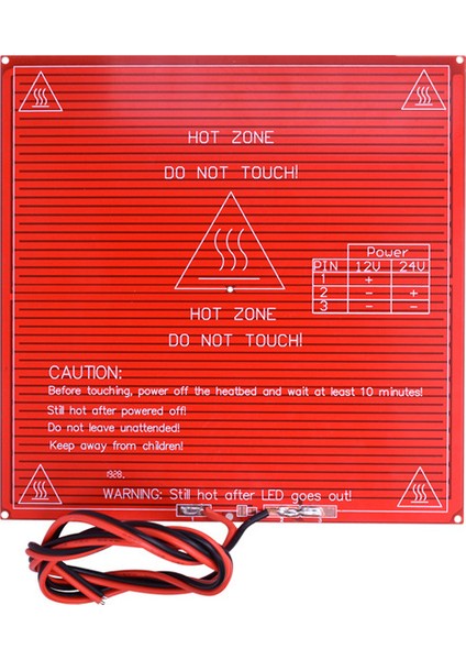 Isıtmalı Yatak Çift Voltaj Devre Kart MK2B Destek 12V 24V ile 3D Yazıcı Aksesuarları (Yurt Dışından)