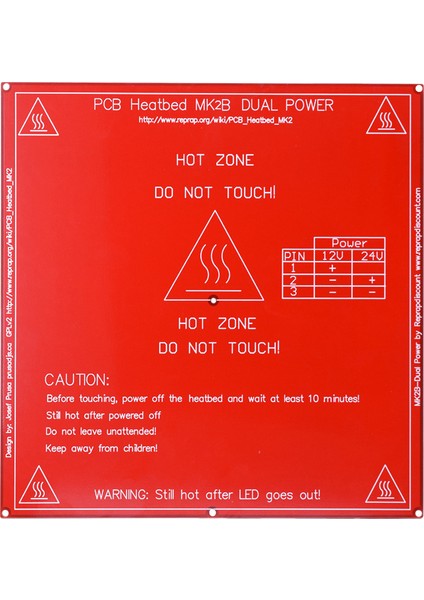 Isıtmalı Yatak Çift Voltaj Devre Kart MK2B Destek 12V 24V ile 3D Yazıcı Aksesuarları (Yurt Dışından) fiyatları