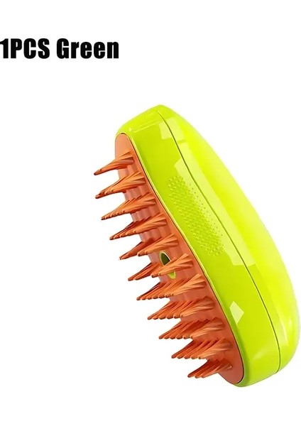 3in1 Kedi Buhar Fırçası Buharlı Köpek Fırçası Elektrikli Anti-Sıçratma Fırça Buhar Spreyli Masajlı Evcil Hayvan Bakım Tarak Saç Temizleme Tarak Renk:tip2-Yeşil (Yurt Dışından)