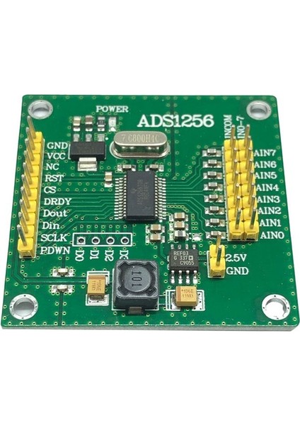 Yüksek Hassasiyetli Adc ADS1256 Analogdan Dijital Dönüşüm 24 Bit Sekiz Kanal Modül (Yurt Dışından)