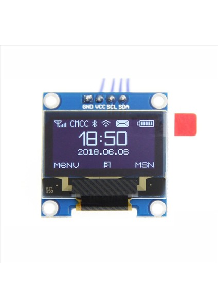 4x 0 96 Inç Iıc I2C Seri Gnd 128X64 OLED LCD LED Ekran Modülü SSD1306 Arduino Kit Beyaz Ekran (Yurt Dışından) modelleri