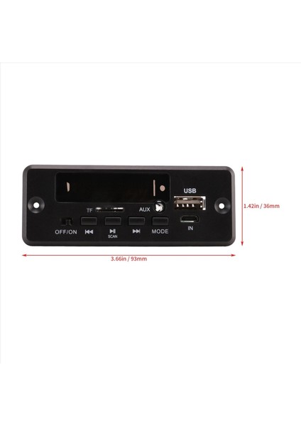 2set 2X25W 50W Amplifikatör Mp3 Çalar Decoder Tahtası 5V-12V Bluetooth 5 0 Araba Fm Radyo Modülü Desteği Tf USB Aux Player (Yurt Dışından) fiyatları