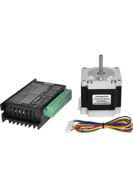 Nema 23 23HS5628 Step Motor 57 Motor 2 8A TB6600 Step Motor Sürücüsü NEMA17 23 Cnc ve 3D Yazıcı Parça Parçaları (8 0mm) Için (Yurt Dışından)