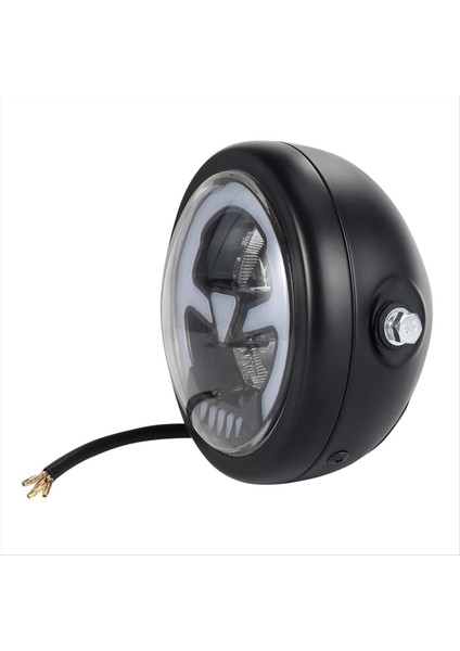 Cafe Racer Için Evrensel 6,3 Inç 35W LED Far Yüksek Düşük Işın Yuvarlak Far, Sarı Işık (Yurt Dışından) indirimleri