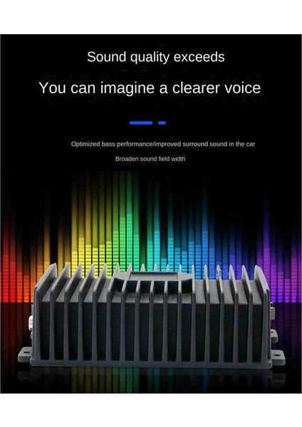 4 Kanallı 50W Araba Ses Amplifikatörü Mini Dijital Ses Amplifikatörü Araba Ses Modifikasyonu Için Isı Dispiderasyonu (Yurt Dışından) indirimleri