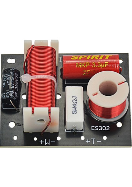 ES302 2 Yollar Ses Hoparlör Crossover Tiz+Bas Frekans Bölücü Geçit Hoparlörleri Filtreler Ev Sineması Için Dıy (Yurt Dışından)