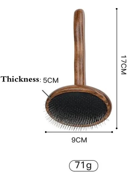 Pet Taraklı Kedi Antika Katı Ahşap Tarak Çoklu Modeller Tarak Banyo Fırçası Yüzen Tüy, Püceleri Temizleme, Köpek Bakım Temizleme Malzemeleri Renk: Stil 6 (Yurt Dışından)