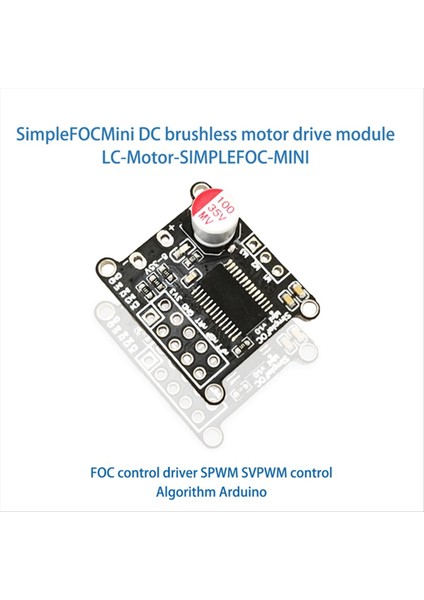 Simplefocmini Fırçasız Dc Motor Sürücü Kartı Odak Kontrol Sürücüsü Svpwm Kontrol Algoritması Sürücü Kartı Modülü (Yurt Dışından) indirimleri